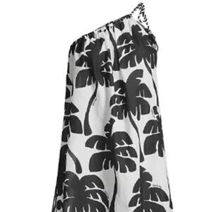 FARM Rio Coconut Printed Cotton Cover-Up Midi Dress